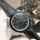 GB Factory Swiss Replica Omega Speedmaster Automatic Watches - Black Dial Black Leather Strap (9)_th.jpg